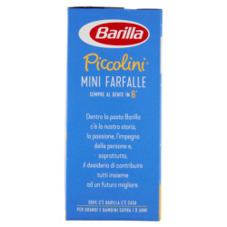 BARILLA PICCOLINI ITALIENISCHE WEIZEN-MINI-SCHMETTERLINGE 500G