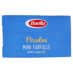 BARILLA PICCOLINI ITALIENISCHE WEIZEN-MINI-SCHMETTERLINGE 500G