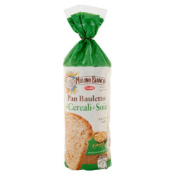 MULINO BIANCO PAN BAULETTO WITH CEREALS AND SOY 400 G