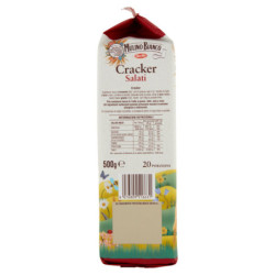 MULINO BIANCO CRACKER SALATI CON FARINA SOSTENIBILE 500G