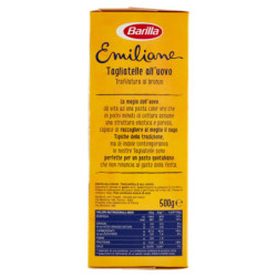 Barilla Emiliane Pasta all'uovo Tagliatelle all'uovo 500g