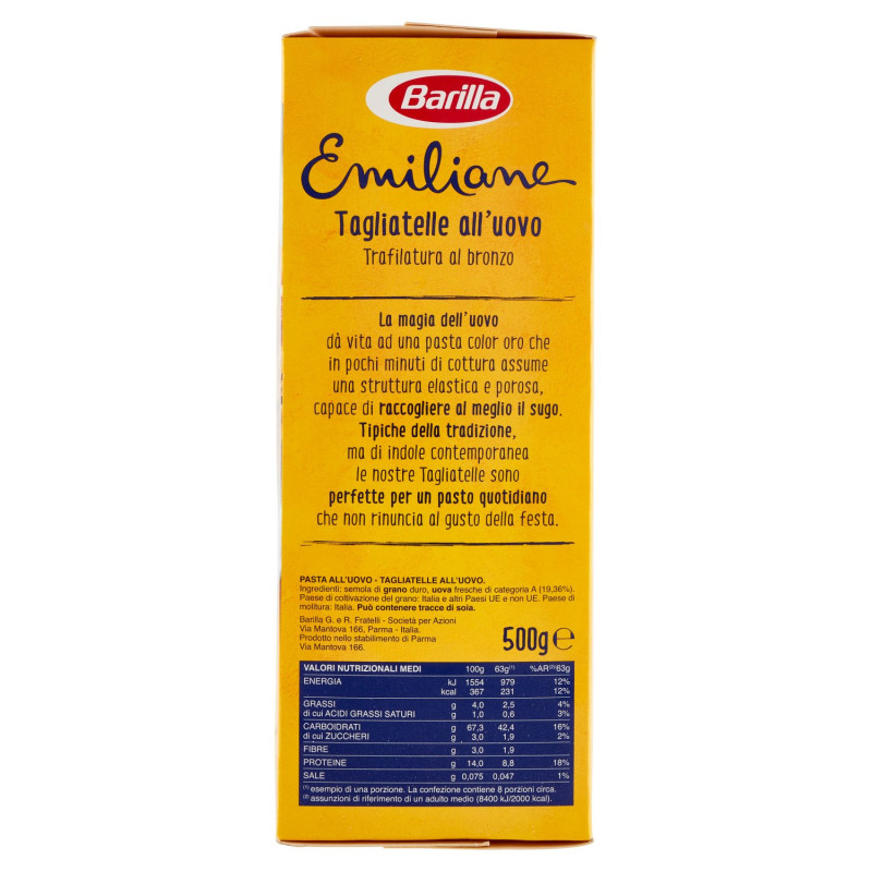 BARILLA EMILIANE EI-PASTA-EI-TAGLIATELLE 500G