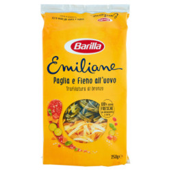 BARILLA EMILIANE EGG PASTA STRAW AND EGG HAY 250G