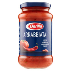 BARILLA ARRABBIATA SAUCE 100 % ITALIENISCHE TOMATEN UND CHILI 400G