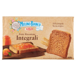 Mulino Bianco Fette Biscottate Integrali Ricche di Fibre 630g