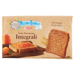 MULINO BIANCO WHOLE WHOLE RUSKS RICH IN FIBERS 630G