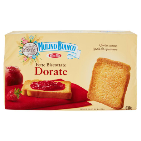 Mulino Bianco Fette Biscottate Dorate 630g