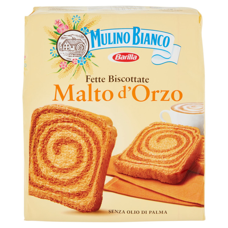 MULINO BIANCO BARLEY MALT RUSKS 315G