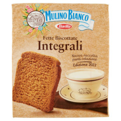 Mulino Bianco Fette Biscottate Integrali Ricche di Fibre 315g