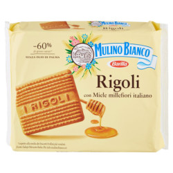 Mulino Bianco Rigoli Biscotti con Miele Millefiori Italiano 800g