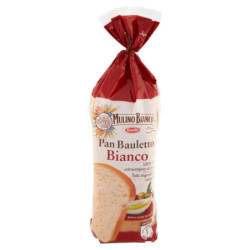 Mulino Bianco Pan Bauletto Bianco Pane Ideale per Panini 400g