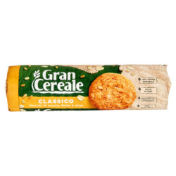 Gran Cereale Biscotti Gran Cereale Classico Fiocchi di Avena Farro Orzo Tubo 250g