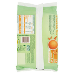 MULINO BIANCO CAMILLE MERENDA RICCA DI FIBRE CAROTE MANDORLE 8 TORTINE 304G