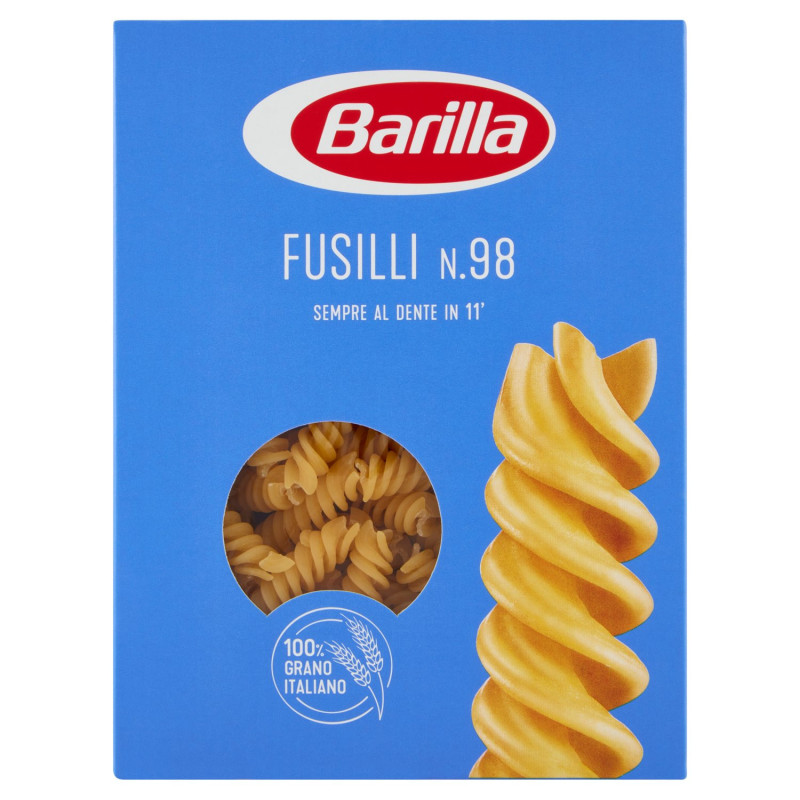 Barilla Pasta Fusilli n.98 100% Grano Italiano 500g