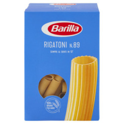 BARILLA PASTA RIGATONI N.89 100% ITALIAN WHEAT 500G