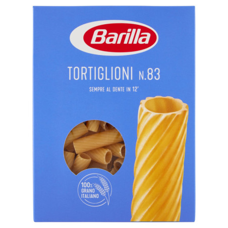 Barilla Pasta Tortiglioni n.83 100% Grano Italiano 500g