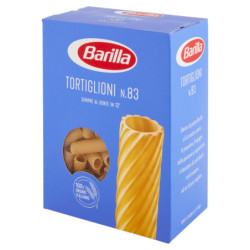 BARILLA PASTA TORTIGLIIONI N.83 100% ITALIAN WHEAT 500G