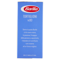 Barilla Pasta Tortiglioni n.83 100% Grano Italiano 500g