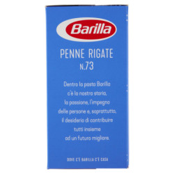 BARILLA PASTA PENNE RIGATE N.73 100% ITALIAN WHEAT 500G