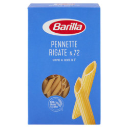 Barilla Pasta Pennette Rigate n.72 100% Grano Italiano 500g