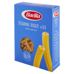 PASTA BARILLA SEDANINI RIGATI N.53 TRIGO 100% ITALIANO 500G