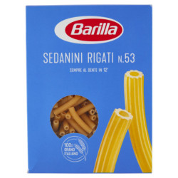 BARILLA PASTA SEDANINI RIGATI N.53 100% ITALIAN WHEAT 500G