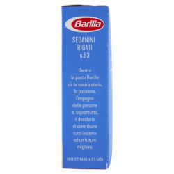 Barilla Pasta Sedanini Rigati n.53 100% Grano Italiano 500g