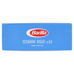 BARILLA PASTA SEDANINI RIGATI N.53 100% ITALIAN WHEAT 500G