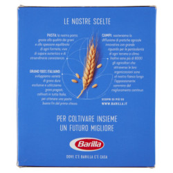 BARILLA PASTA DITALI LISCI N.45 100% ITALIAN WHEAT 500G