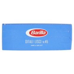 Barilla Pasta Ditali Lisci n.45 100% Grano Italiano 500g