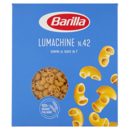 BARILLA PASTA LUMACHINE N.42 100% ITALIAN WHEAT 500G