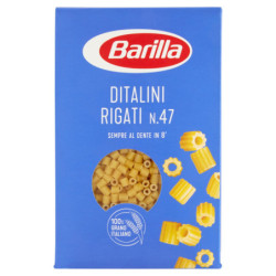 Barilla Pasta Ditalini Rigati n.47 100% Grano Italiano 500g