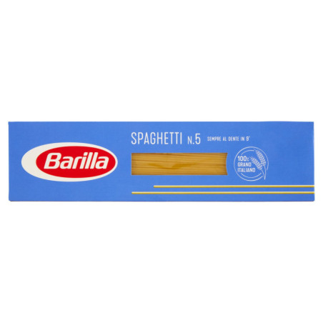 Barilla Pasta Spaghetti n.5 100% Grano Italiano 500g