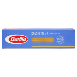 Barilla Pasta Spaghetti n.5 100% Grano Italiano 500g