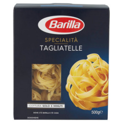 PASTA BARILLA ESPECIALIDAD TAGLIATELLE 100% TRIGO ITALIANO 500G