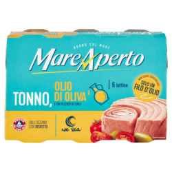 ATÚN DE MAR CON SÓLO UN HILO DE ACEITE 6 X 60 G