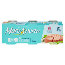 MareAperto Tonno al Naturale e un Pizzico di Sale 3 x 80 g