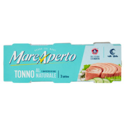 MAREAPERTO NATURAL TUNA AND A PINCH OF SALT 3 X 80 G