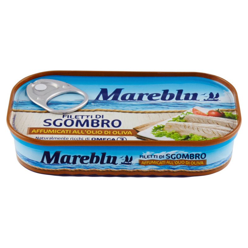 Mareblu Filetti di Sgombro Affumicati all'Olio di Oliva 90 g