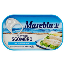 Mareblu Filetti di Sgombro al Naturale 90 g