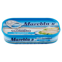 MAREBLU NATURAL MACKEREL FILLETS 90 G