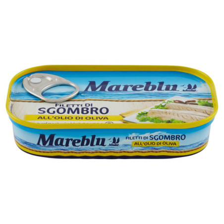 MAREBLU MACKERE FILLETS IN OLIVE OIL 90 G