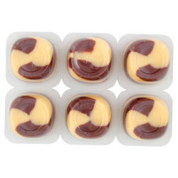 MILK PUDDING DOUBLE FLAVOR CHOCOLATE VANILLA 6 X 60 G