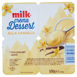 CREMA DE POSTRE DE VAINILLA CON LECHE 4 X 125 G