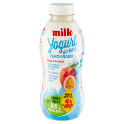 YOGUR DE LECHE PARA BEBER CERO GRASA MELOCOTÓN MARACUJA 500 G