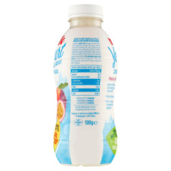 MILK YOGURT TO DRINK ZERO FAT PEACH MARACUJA 500 G