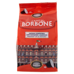 CAFÉ BORBONE MEZCLA FUERTE CÁPSULAS COMPATIBLES CON NESPRESSO* 10 X 5 G