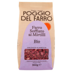 POGGIO DEL FARRO Épeautre Soufflé Aux Myrtilles BIO 160 G