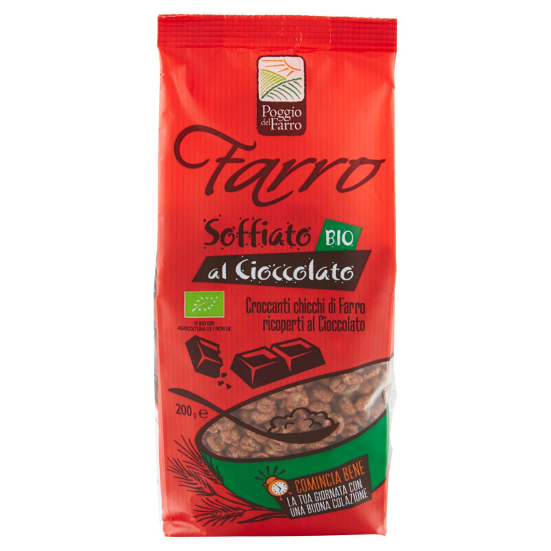 Poggio del Farro Farro Soffiato al Cioccolato Bio 200 g