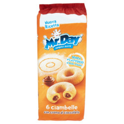 Mr.Day ciambelle con crema al cioccolato 6 x 48 g